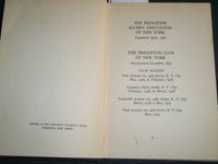 1929 ANNUAL OF THE PRINCETON CLUB OF NEW YORK - PRINCETON NEW JERSEY - KD 5720