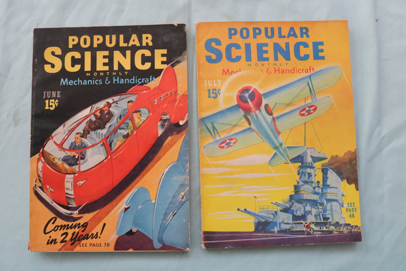 1940 POPULAR SCIENCE MAGAZINE - LOT OF 10 - O 3726