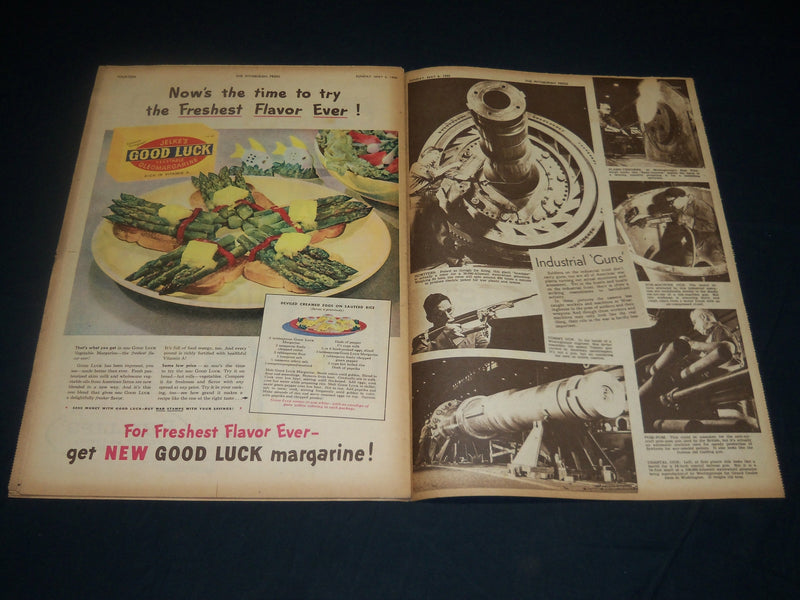 1945 MAY 6 THE PITTSBURGH PRESS SUNDAY ROTO SECTION - ERNIE PYLE - NP 4568