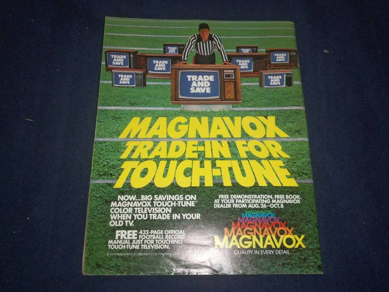 1979 SEP 29 MICHIGAN STATE VS NOTRE DAME FOOTBALL PROGRAM - ST 1951E
