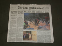 2018 MAY 15 NEW YORK TIMES - ISRAELIS KILL DOZENS IN GAZA