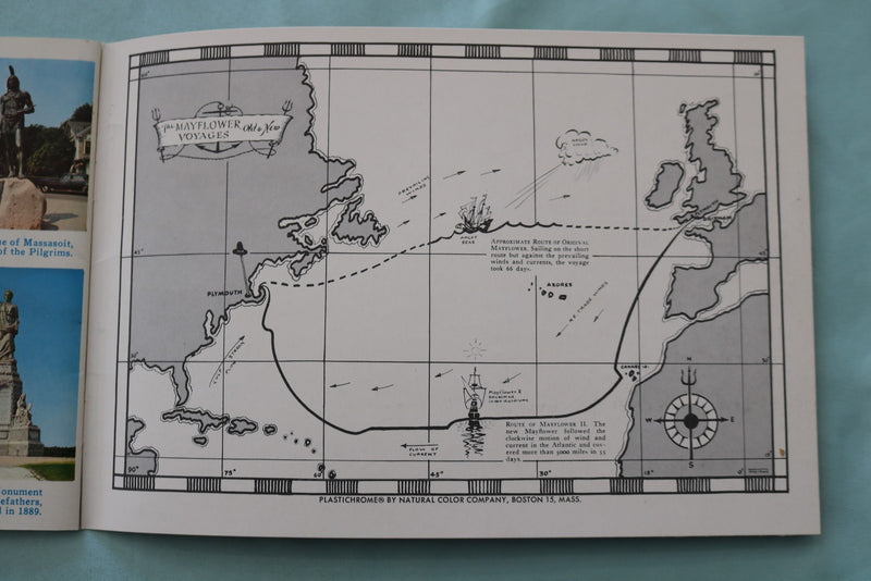 1960'S THE STORY OF MAYFLOWER II - OFFICIAL GUIDE BOOK - SOFTCOVER - K 3419