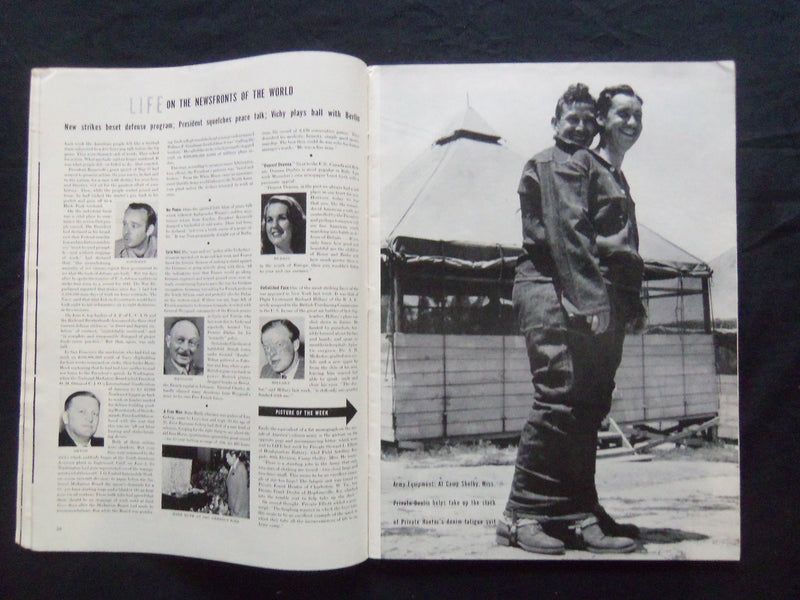 1941 JUNE 16 LIFE MAGAZINE - BRITISH SOLDIER WITH HIS FIRST U.S. SODA - L 239