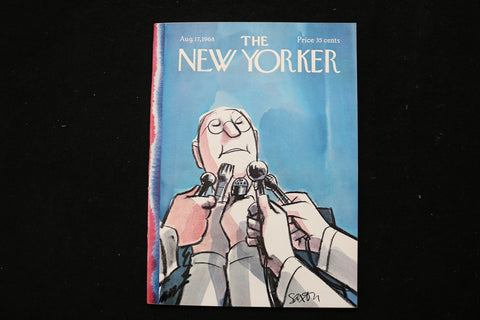1968 AUGUST 17 NEW YORKER MAGAZINE - GREAT ILLUSTRATED COVER - NY 2759