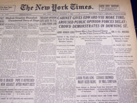 1936 DEC 7 NEW YORK TIMES - CABINET GIVES EDWARD VIII MORE TIME - NT 2120
