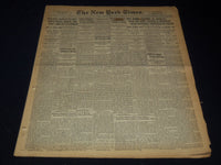 1927 AUGUST 6 NEW YORK TIMES NEWSPAPER - SACCO REPRISALS SUSPECTED - NT 9563