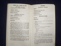 1949 PARLIAMENTARY LAW AT A GLANCE HARDCOVER BOOK BY E. C. UTTTER - KD 8802
