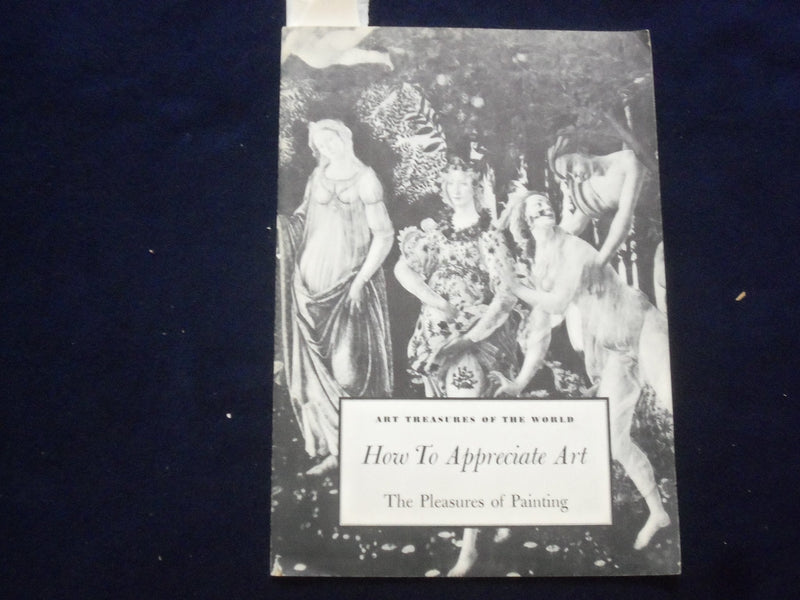 1953 HOW TO APPRECIATE ART SOFTCOVER BOOK BY H.W. JANSON - J 9645