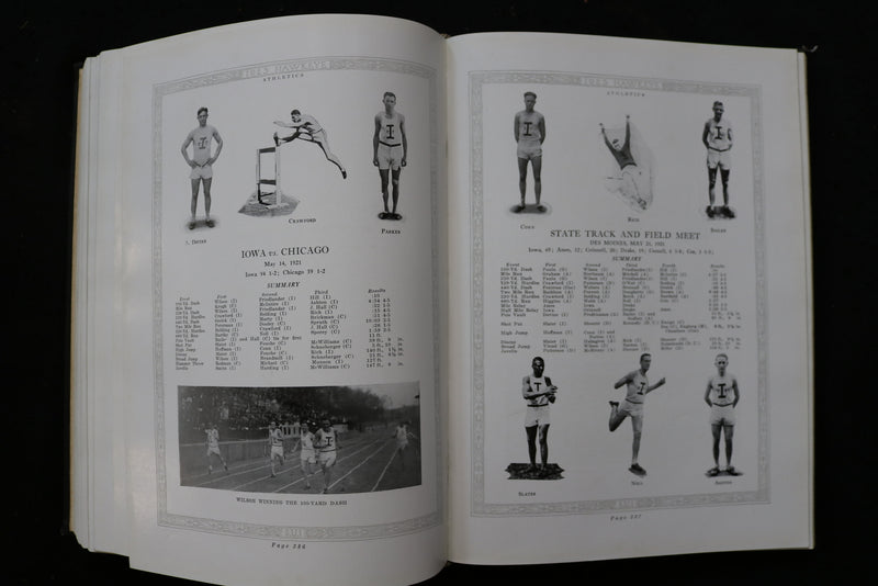 1923 THE HAWKEYE UNIVERSITY OF IOWA YEARBOOK - IOWA CITY, IOWA - YB 3538
