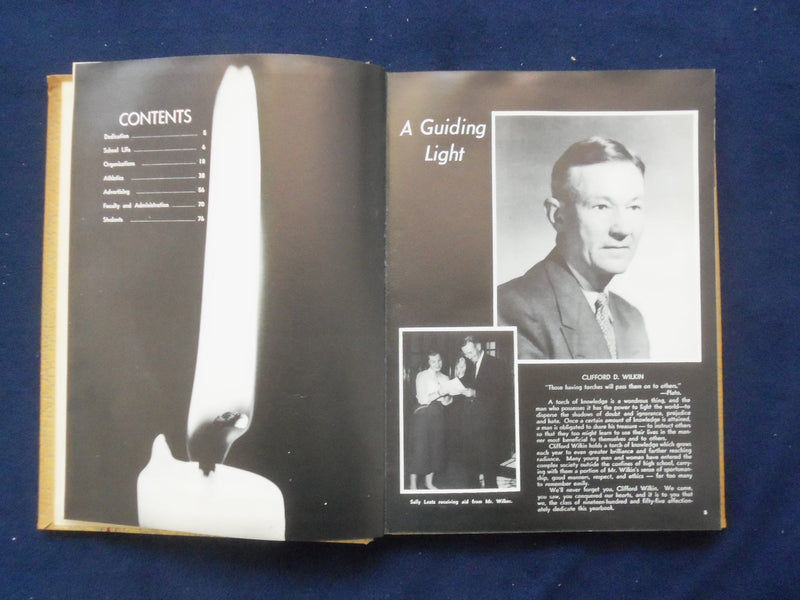 1955 SHADOWS HENRY B. WHITEHORNE HIGH SCHOOL YEARBOOK - VERONA, NJ - YB 3019