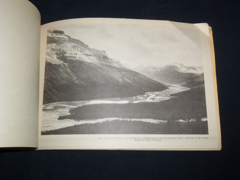 1930'S JASPER LAKE LOUISE HIGHWAY SOUVENIR VIEWS BOOK - DOMINION SERIES - J 8741