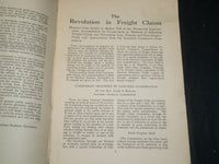 1910-1911 RAILWAY BUSINESS ASSOCIATION BULLETIN LOT OF 7 ISSUES - J 5404