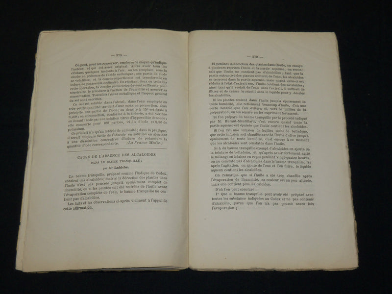 1877 JOURNAL DE PHARMACIE FRENCH MAGAZINE LOT OF 7 ISSUES - WR 106A