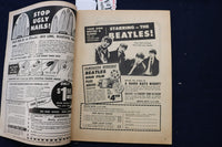 1965 JUNE TEEN PIN-UPS MAGAZINE - THE BEATLES PHOTOS AND ARTICLES - E 18592