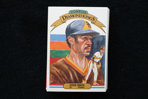 OZZIE SMITH 1982 DONRUSS DIAMOND KINGS BASEBALL CARDS-#21- NM-MT -LOT OF 30- #24