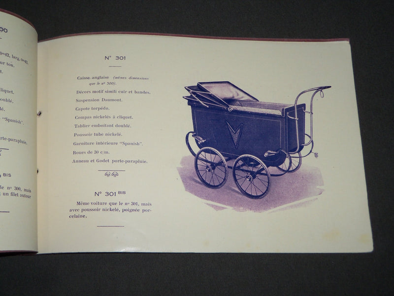 1930 JEAN MARICHEZ VOITURES D'ENFANTS FRENCH CATALOGUE - FR 717