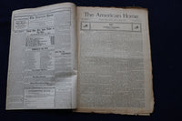 1906 AUGUST THE AMERICAN HOME NEWSPAPER - NICE ILLUSTRATED COVER - NP 8687