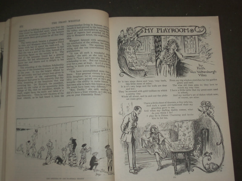 1922 APRIL ST. NICHOLAS MAGAZINE - ILLUSTRATIONS, STORIES & ADS - B 4621
