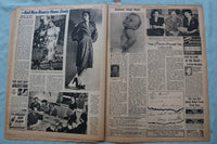 1943 JULY 11 SUNDAY MIRROR MAGAZINE SECTION - COOPER-BERGMAN-ROCKWELL - NP 9088