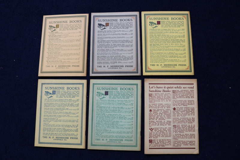 1927-1932 SUNSHINE A SOULFUL MAGAZINE - LOT OF 12 - DIGEST SIZE - K 1479
