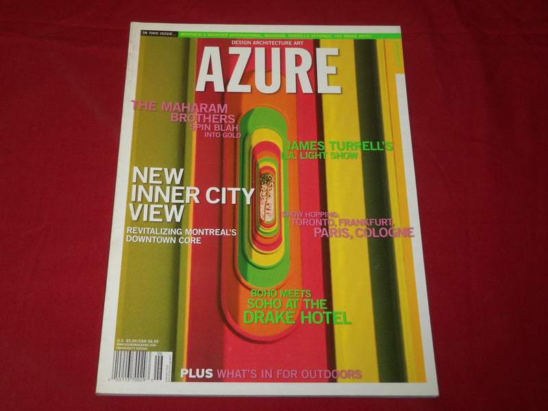 2004 MAY/JUNE AZURE MAGAZINE - INNER CITY VIEW - DESIGN - ARCHITECTURE - RC 719