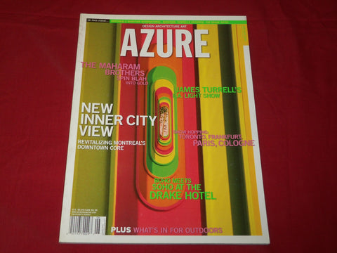 2004 MAY/JUNE AZURE MAGAZINE - INNER CITY VIEW - DESIGN - ARCHITECTURE - RC 719