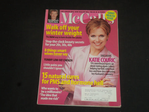 2000 APRIL MCCALL'S MAGAZINE - KATIE COURIC COVER - SP 7300