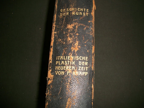 1920'S GESCHICHTE DER KUNST VOLUME - FRITZ KNAPP - GREAT PLATES - KD 3042