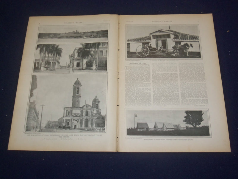 1899 JANUARY 14 COLLIER'S MAGAZINE - OUR NEW POSSESSIONS - PUERTO RICO - ST 6655