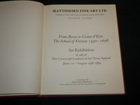 1984 MATTHIESEN FINE ART HARDCOVER BOOK - BORSO EXHIBITION - R 707I