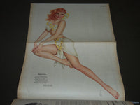1945 NOVEMBER ESQUIRE MAGAZINE - VARGAS ILLUSTRATION - COVER AND ADS - ST 5063