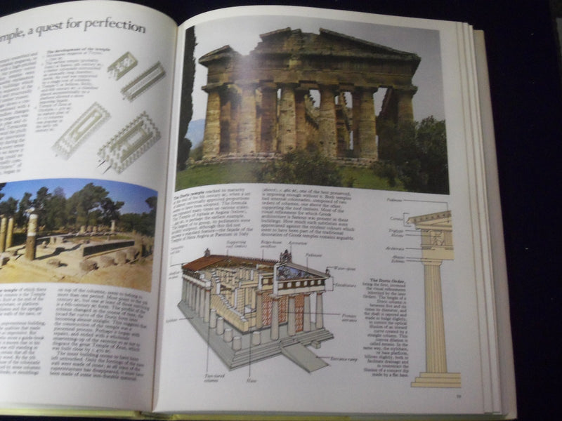 1975 GREAT ARCHITECTURE OF THE WORLD STONEHENGE TO 20TH CENTURY BOOK - KD 2183