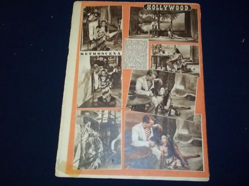1948 APRIL 3 HOLLYWOOD ITALIAN MAGAZINE TYRONE POWER COVER - PHOTOS - NP 950