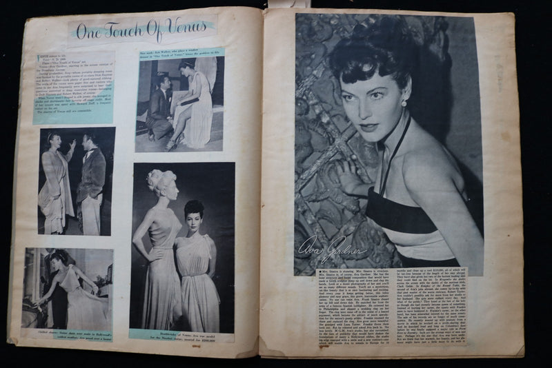 AVA GARDNER & FRANK SINATRA SCRAPBOOK - E 24920