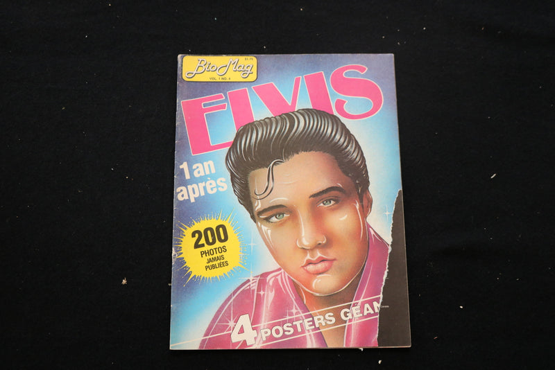 1970'S ELVIS BIO MAG MAGAZINE - ELVIS PRESLEY COVER - F 256T