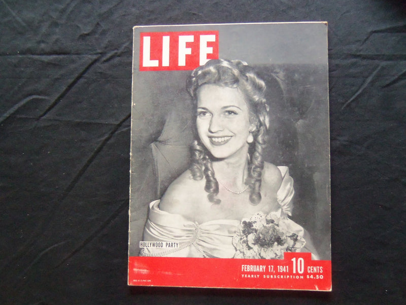 1941 FEBRUARY 17 LIFE MAGAZINE - ACTRESS COBINA WRIGHT JR. - L 222