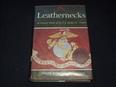 1963 THE LEATHERNECKS HISTORY OF THE U. S. MARINE CORPS BOOK - KD 7909
