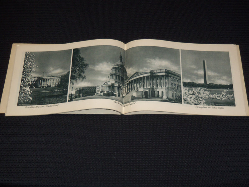 1942 OUR NATION'S CAPITAL WASHINGTON D. C. VIEW BOOK - NICE PHOTOS - J 7912