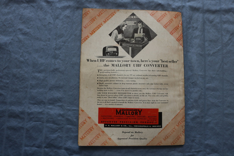 1953 MARCH RADIO & TELEVISION NEWS MAGAZINE - RADIO-ELECTRONIC COVER - ST 1005I