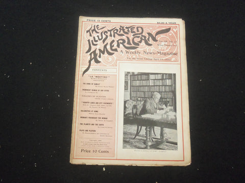 1894 APRIL 14 THE ILLUSTRATED AMERICAN MAGAZINE - WILLIAM D. HOWELLS - SP 5190R