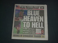 2019 APRIL 29 NEW YORK POST NEWSPAPER-COREY BALLENTINE SHOT HRS AFTER NFL DRAFT