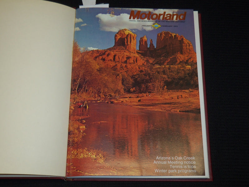 1974 JANUARY-DECEMBER THE MOTOR LAND MAGAZINE BOUND VOLUME - 6 ISSUES - KD 704W