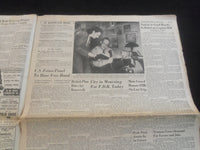 1945 APRIL 14 CHICAGO DAILY NEWS NEWSPAPER - CAPITAL HONORS F.D.R. - NP 5791