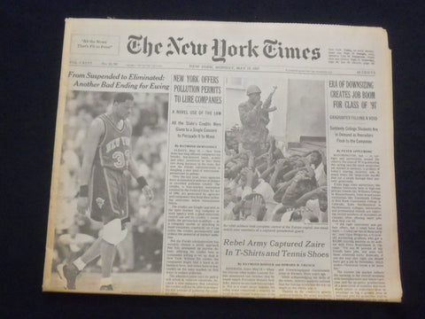 1997 MAY 19 NEW YORK TIMES NEWSPAPER - JOB BOOM FOR CLASS OF '97 - NP 7083