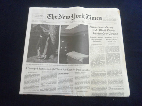 2022 MAY 9 NEW YORK TIMES- RIVALS, REMEMBERING WWII VICTORY, HARDEN OVER UKRAINE