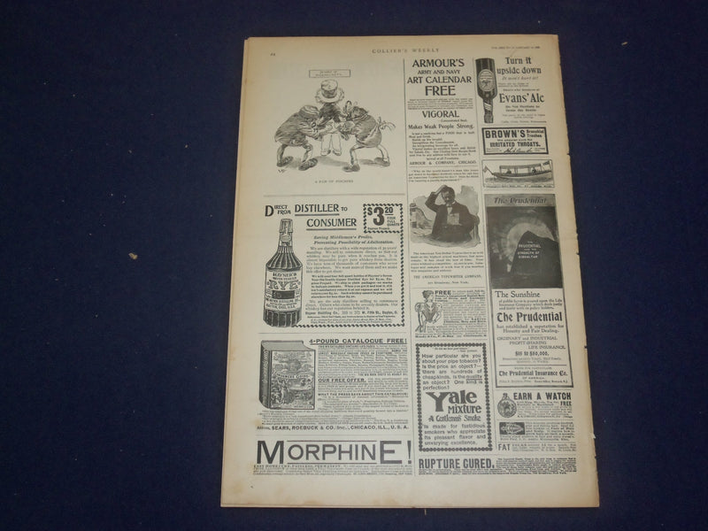 1899 JANUARY 14 COLLIER'S MAGAZINE - OUR NEW POSSESSIONS - PUERTO RICO - ST 6655