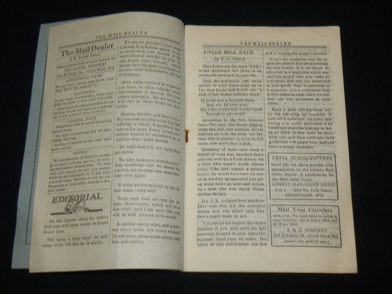 1931 JUNE THE MAIL DEALER MONTHLY MAGAZINE - THE DANIEL PRINTERY - J 6523