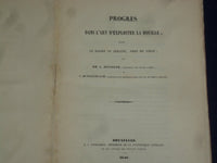 1846 PROGRES DANS L'ART D'EXPLOITER LA HOUILLE - FRENCH TEXT - J 4360