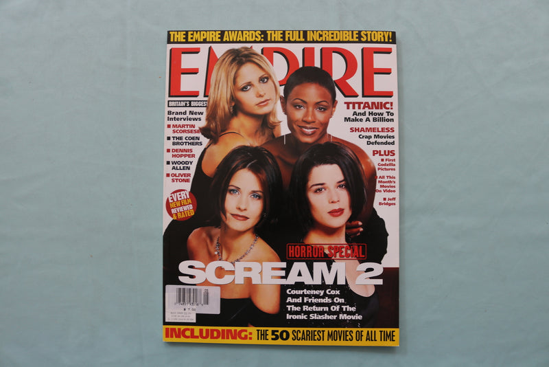 1998 MAY EMPIRE MAGAZINE - COURTNEY COX - SCREAM 2 COVER - E 19623