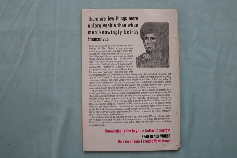 1973 SEPTEMBER BLACK WORLD MAGAZINE - ANNUAL POETRY ISSUE - K 3357